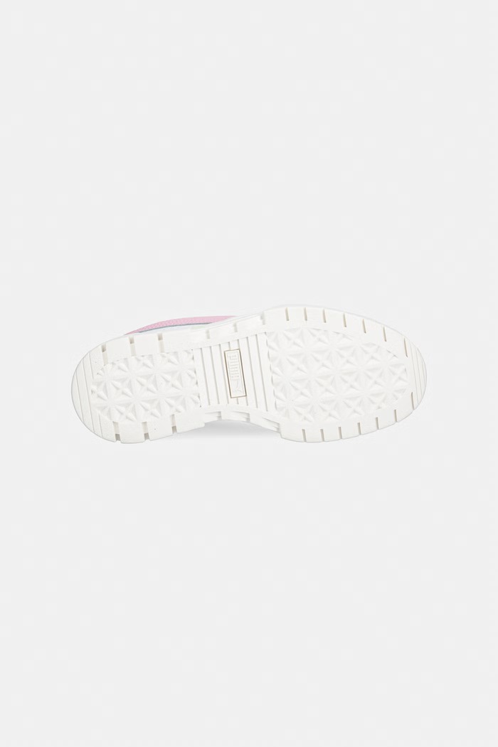 Puma Mayze Lth Jr sneakers boty dětské kožené 384527.PPY2 bílá