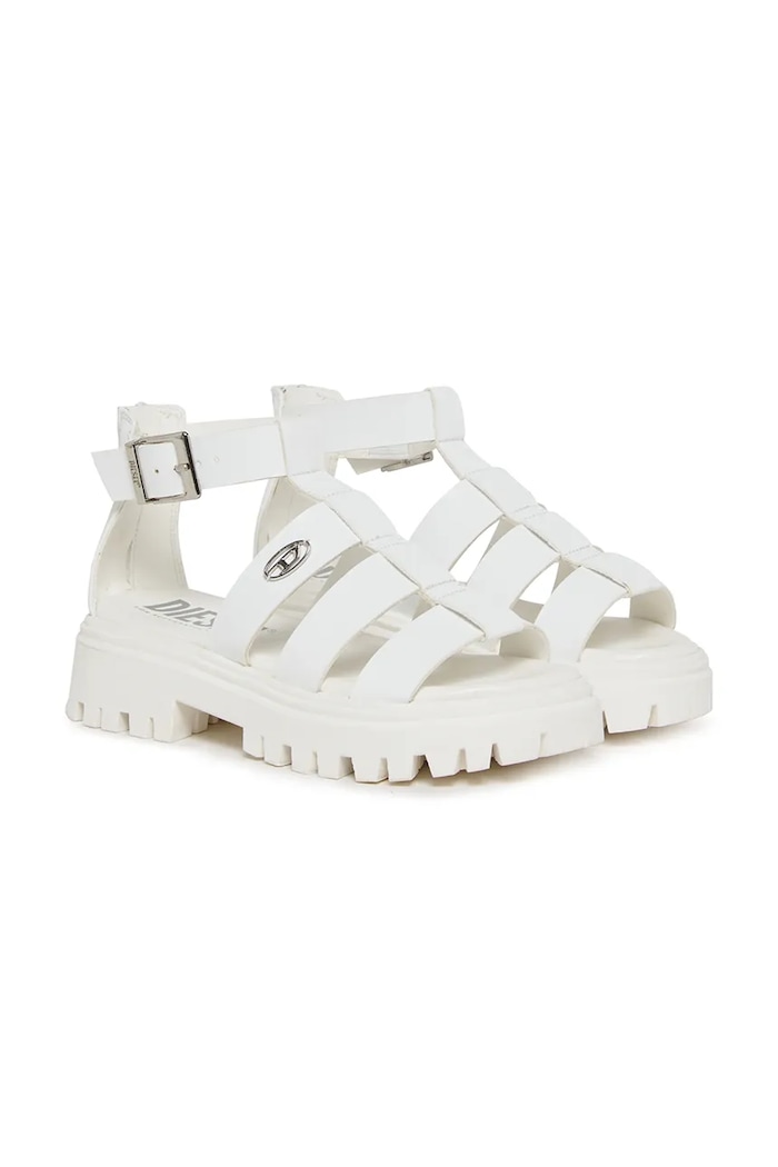 Diesel sandály dětské D-SANSTRY SANDALS BC1066.KF015.33.35 bílá SS26