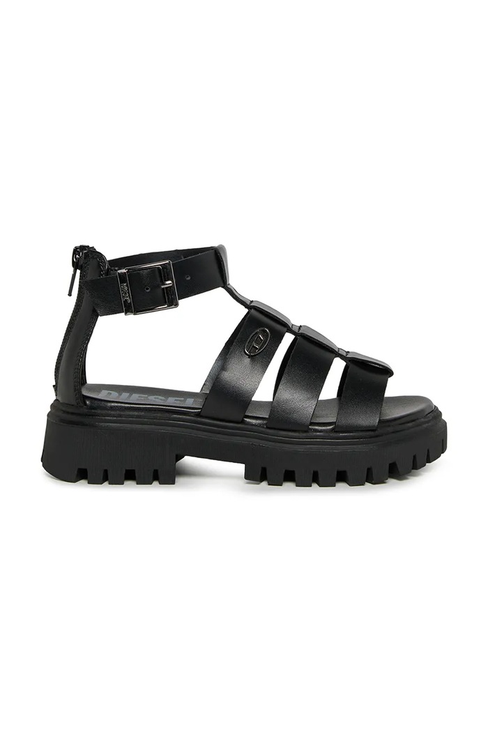Diesel сандалии для детей D-SANSTRY SANDALS чёрный BC1066.KF015.33.35