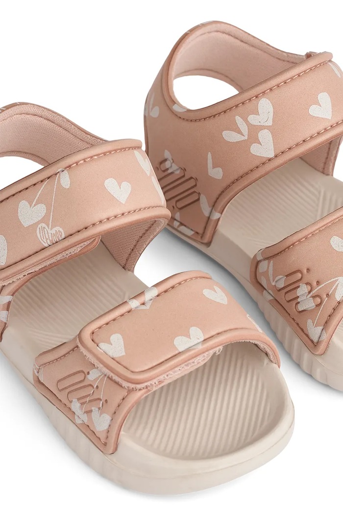 Liewood sandały dziecięce Blumer Printed Sandals pomarańczowy LW17656.G.PPY2