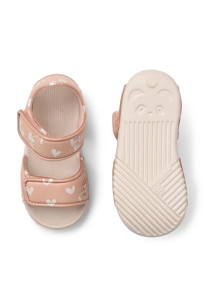 Liewood sandały dziecięce Blumer Printed Sandals LW17656.G.PPY2 pomarańczowy
