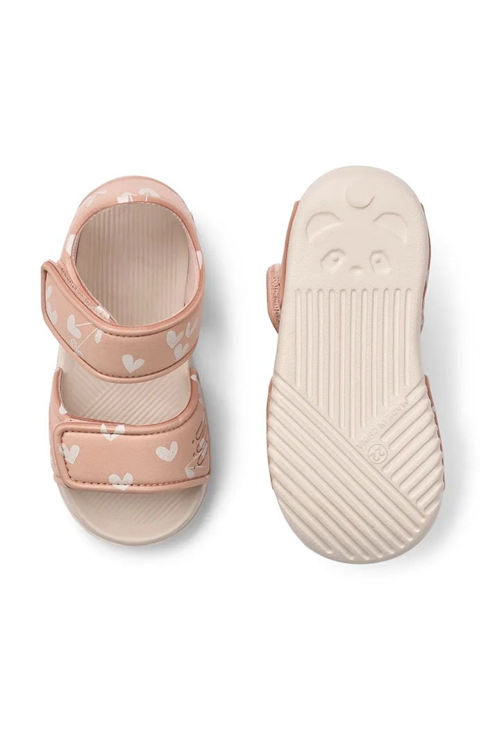 Liewood sandały dziecięce Blumer Printed Sandals LW17656.G.PPY2 pomarańczowy