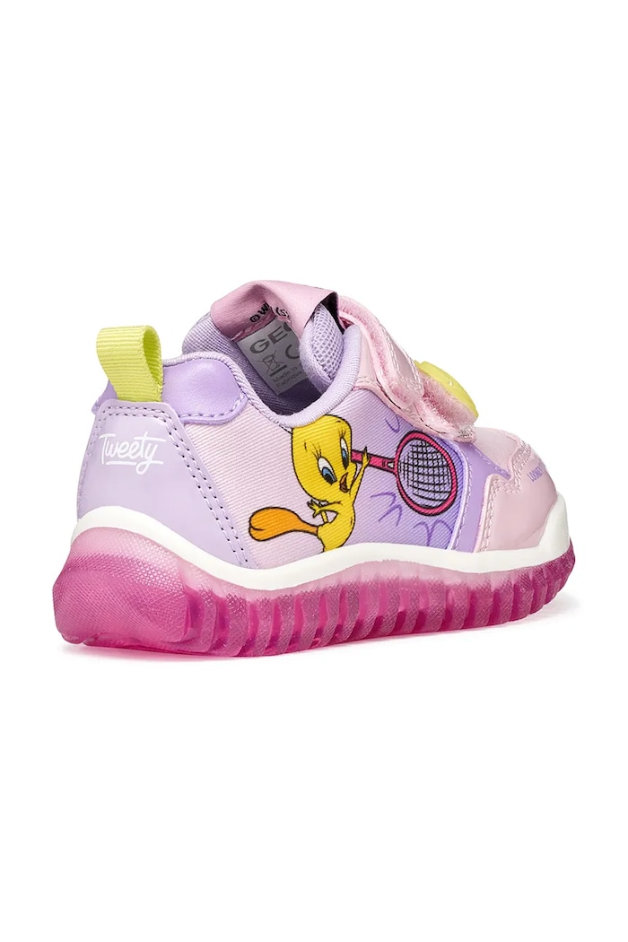 Geox scarpe da ginnastica per bambini LIGHTYLOO x Looney Tunes rosa B6561B.0HH11.20.27