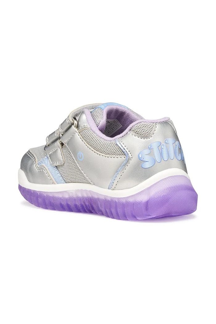 Detské tenisky Geox LIGHTYLOO x Lilo & Stitch B6561C.0AJAS.20.27 strieborná