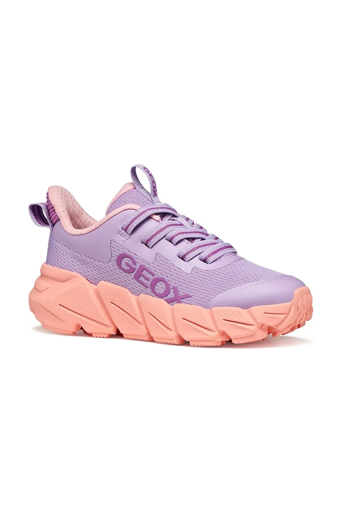 Dětské tenisky Geox FLEXYPER FAST textilní fialová J55N5A.0149J.28.35
