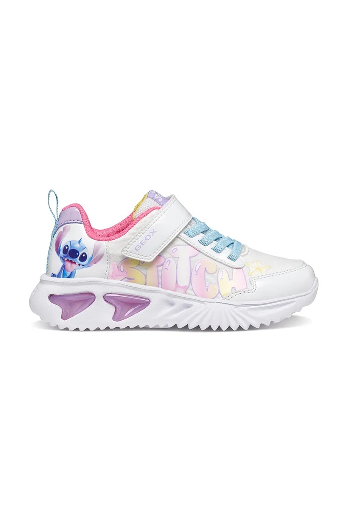 Geox sneakers pentru copii ASSISTER x Lilo & Stitch J65E9B.0AN02.32.35 alb SS26