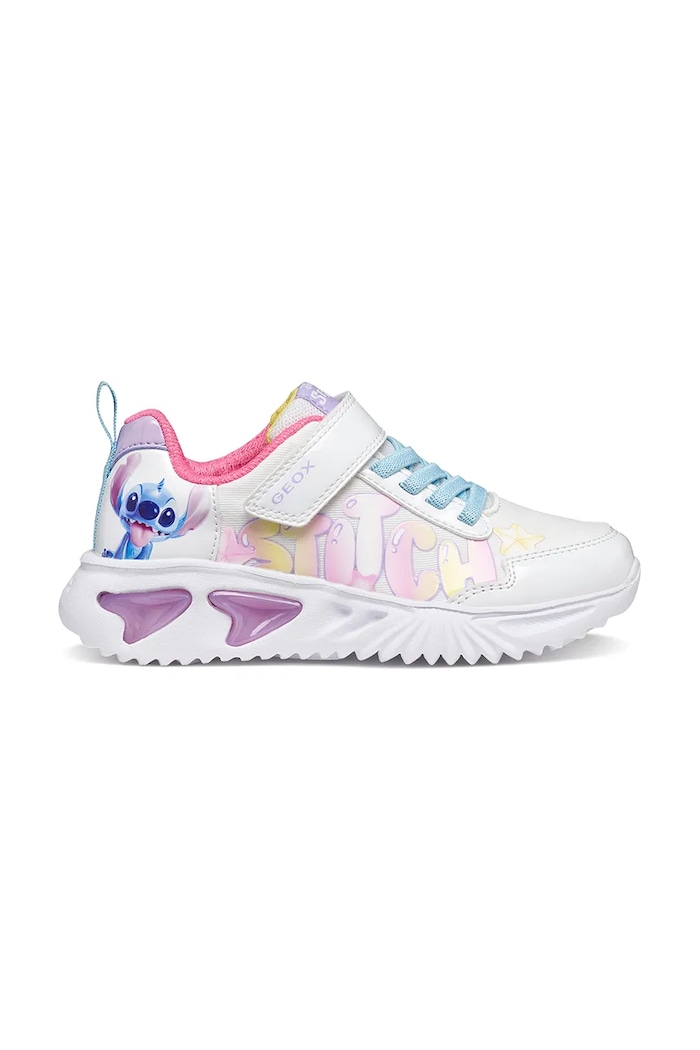Geox sneakers pentru copii ASSISTER x Lilo & Stitch J65E9B.0AN02.32.35 alb SS26