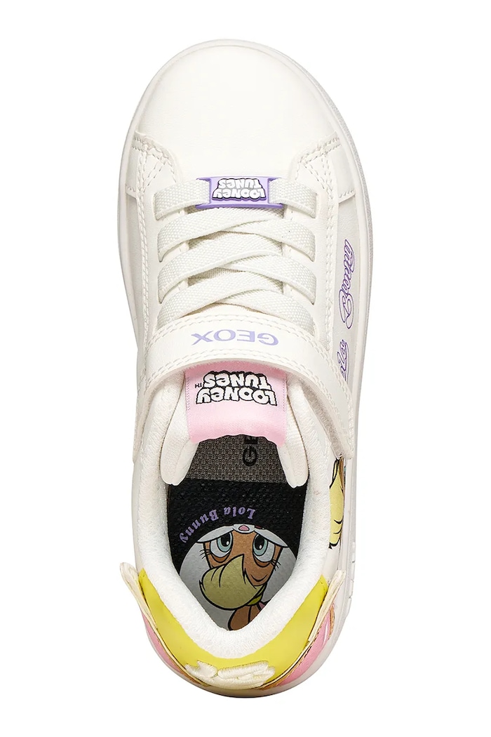 Detské tenisky Geox ECLYPER x Looney Tunes J65LRH.05411.24.27 biela