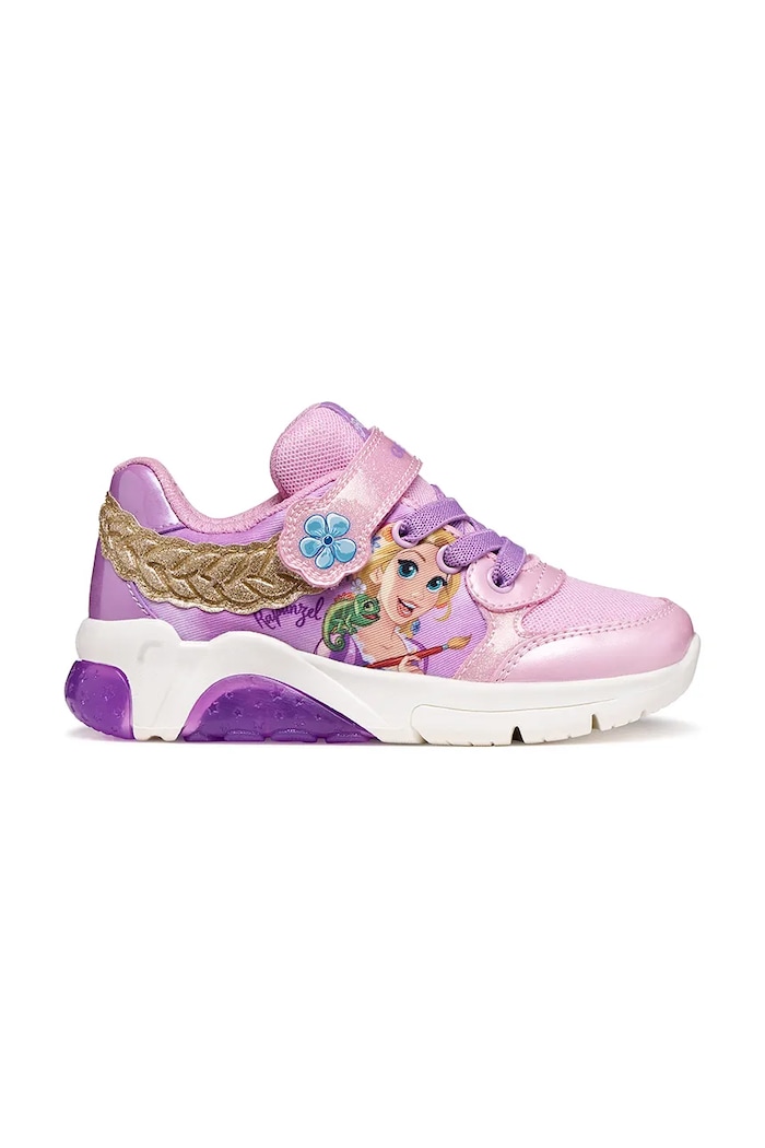 Geox scarpe da ginnastica per bambini FADINLIGHT x Disney Princess J65M4B.0ANKC.24.27 violetto SS26