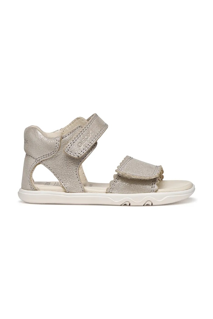 Dětské kožené sandály Geox SANDAL STEPPIEUP B656QB.000CR.20.27 béžová SS26