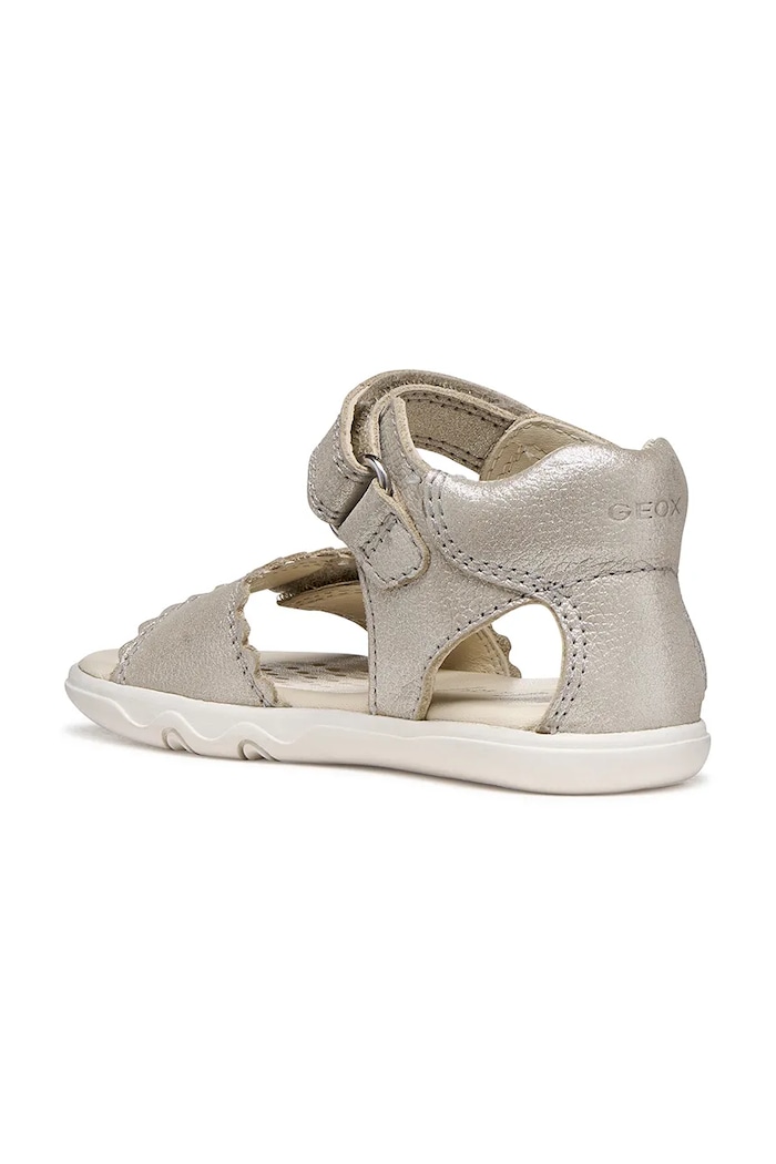 Dětské kožené sandály Geox SANDAL STEPPIEUP béžová B656QB.000CR.20.27