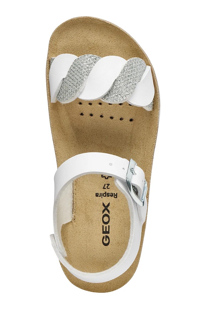 Geox sandale pentru copii SANDAL COSTAREI J55EAE.0BCEW.36.39 alb