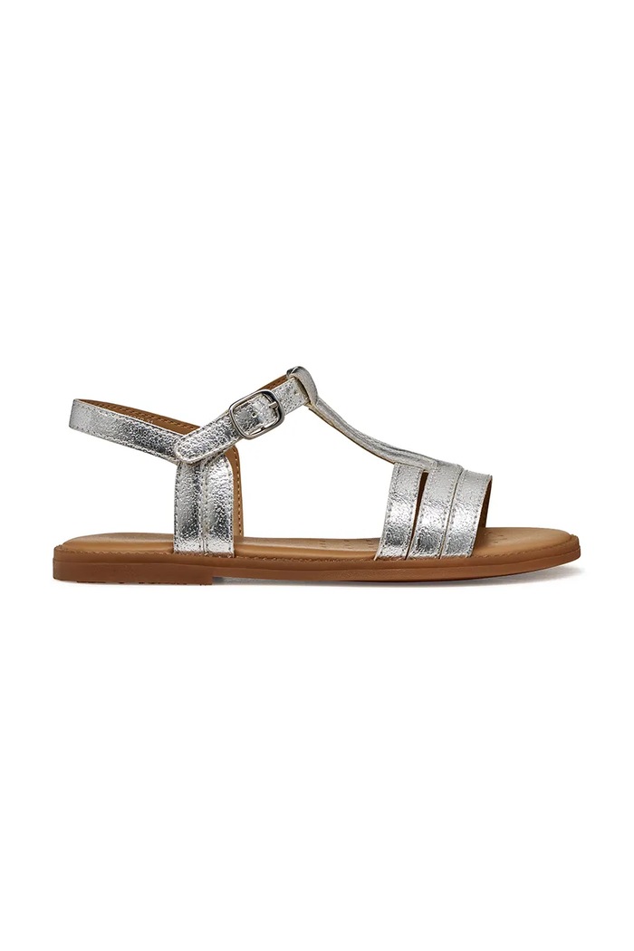 Geox detské sandále SANDAL KARLY J6535B.000BN.36.39 strieborná SS26