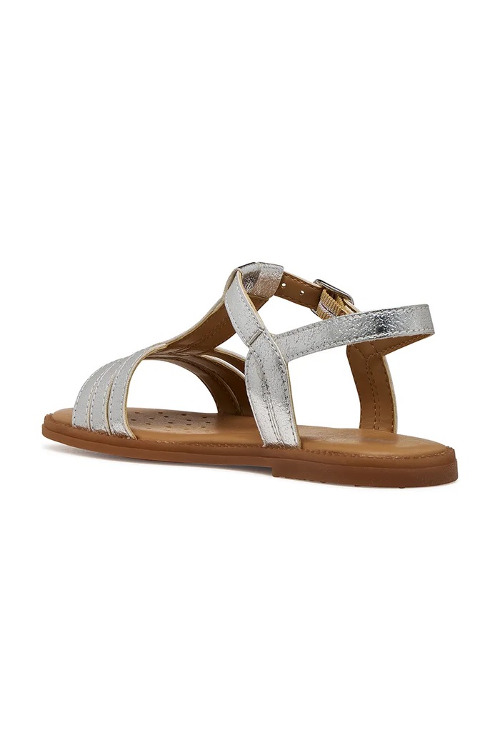 Geox detské sandále SANDAL KARLY strieborná J6535B.000BN.36.39