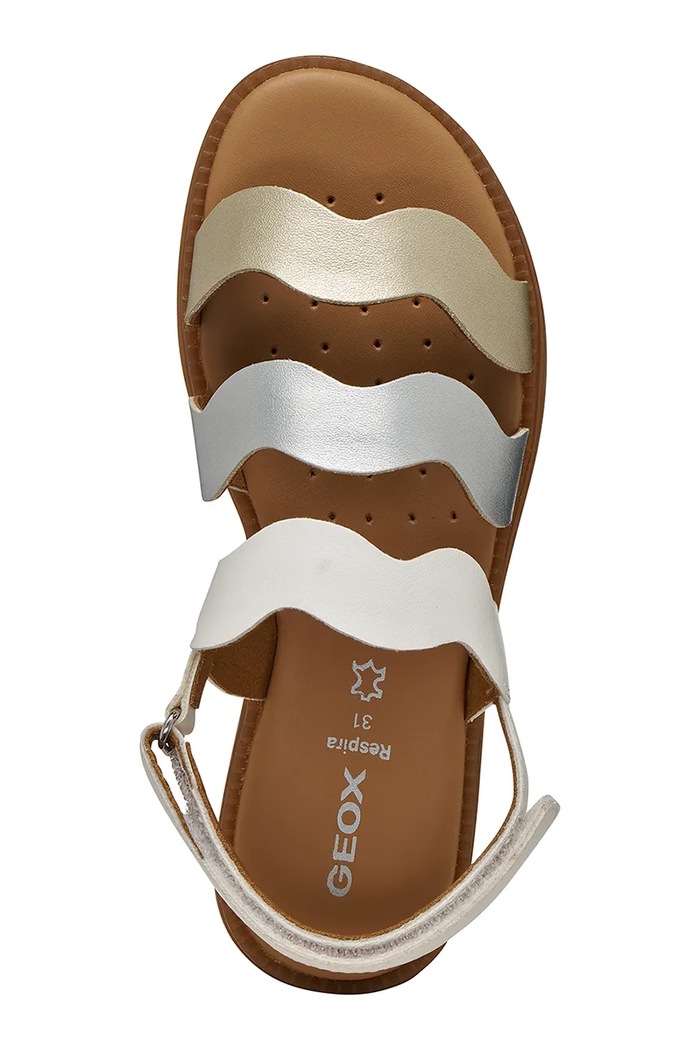 Geox detské sandále SANDAL KARLY J6535F.054AJ.28.35 biela