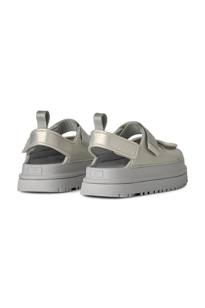 Dziewczynka UGG sandały dziecięce GOLDENGLOW GLOSSY SPARKLES 1178750K srebrny