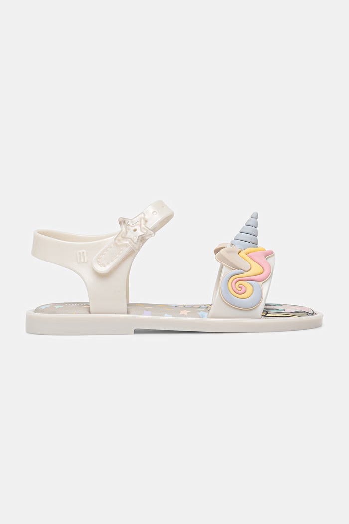 Melissa sandále s otvorenou pätou detské MAR SANDAL UNI BB M.37827 béžová SS26