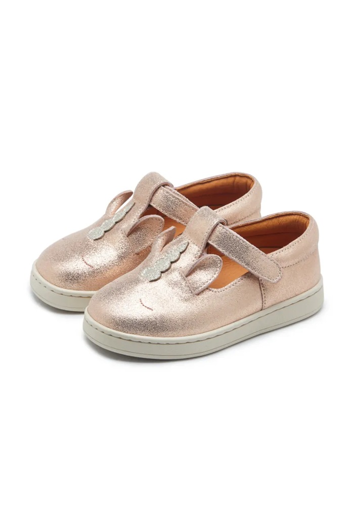 Dievča Detské kožené poltopánky Donsje Esterre Shoes Unicorn 2030102 ružová