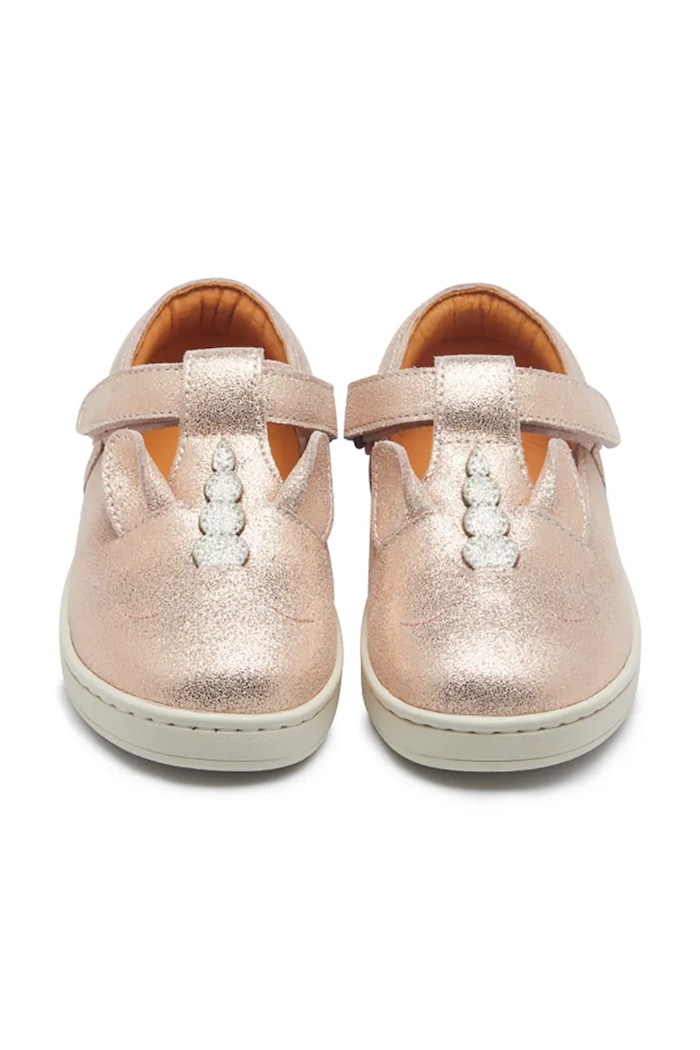 Detské kožené poltopánky Donsje Esterre Shoes Unicorn ružová 2030102