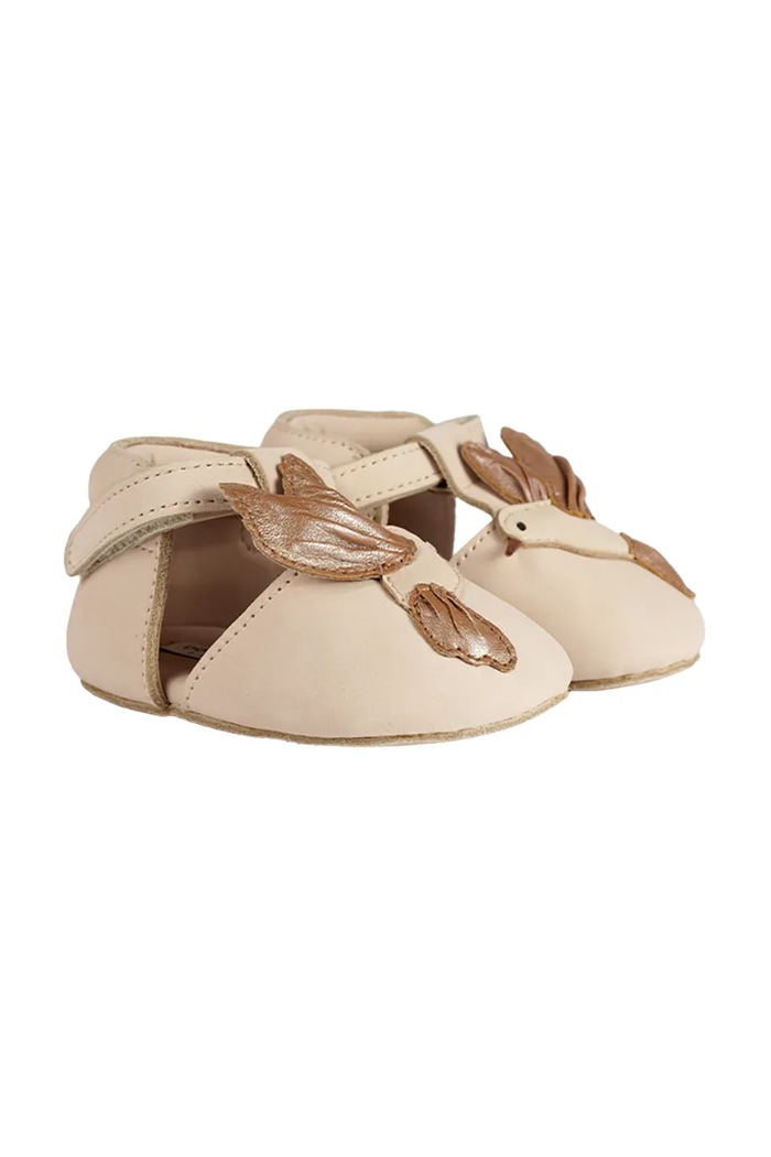 Donsje buty niemowlęce Franny Shoes Hummingbird beżowy 1041003