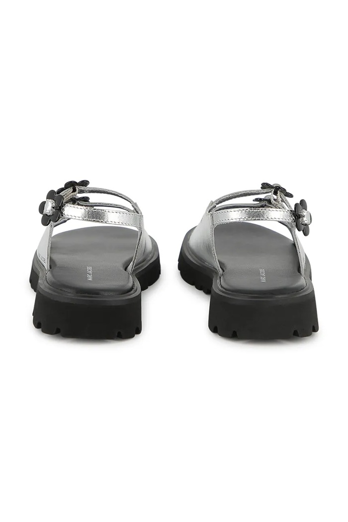 Fete Marc Jacobs sandale pentru copii din piele W60822.27.35 gri