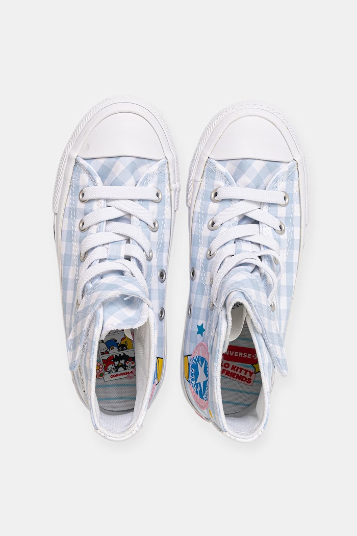 Converse CHUCK TAYLOR ALL STAR 1V HELLO KITTY teniși înalți Copii A17702C albastru