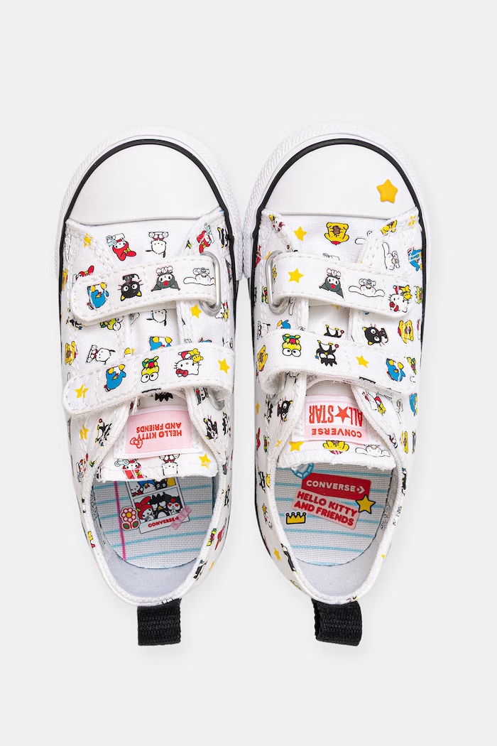 Converse CHUCK TAYLOR ALL STAR 2V HELLO KITTY teniși Copii A17703C alb SS26