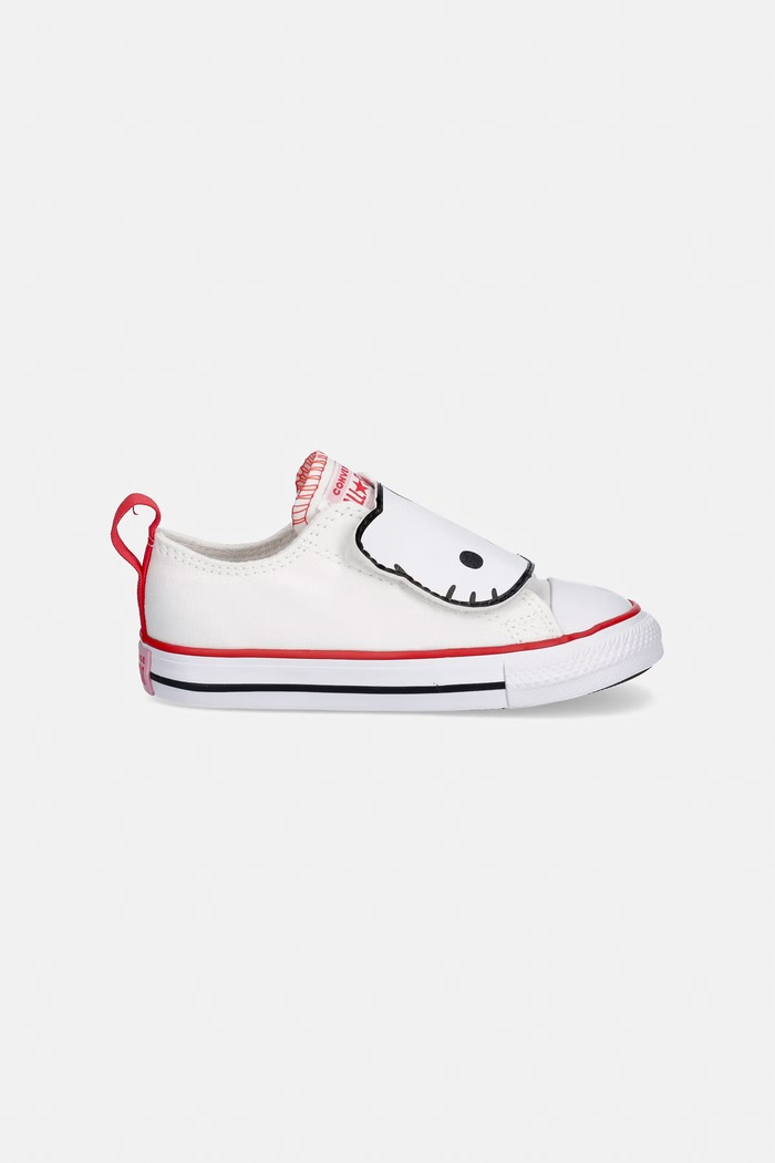 Converse CHUCK TAYLOR ALL STAR 2V HELLO KITTY detské tenisky A17704C biela SS26