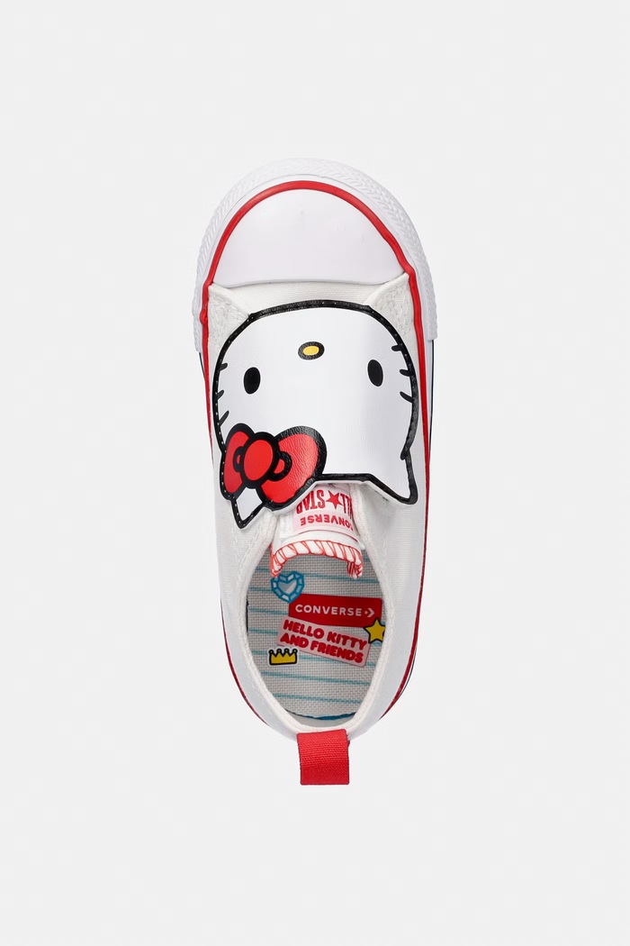 Converse CHUCK TAYLOR ALL STAR 2V HELLO KITTY detské tenisky biela A17704C