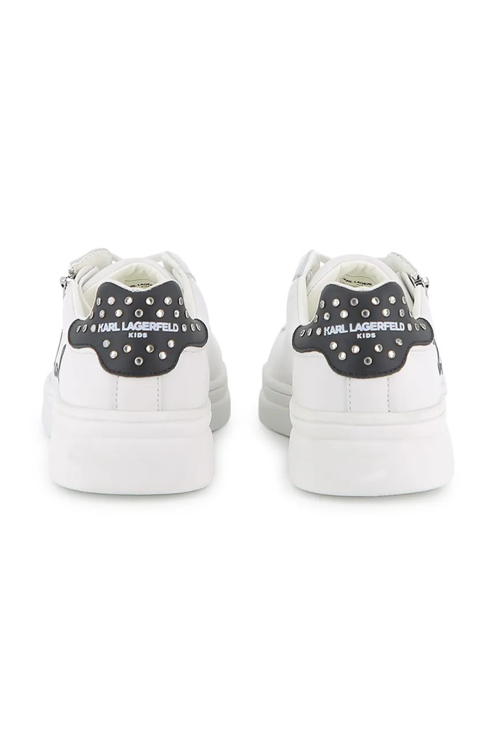 Detské kožené tenisky Karl Lagerfeld Z31238.36.39 biela SS26