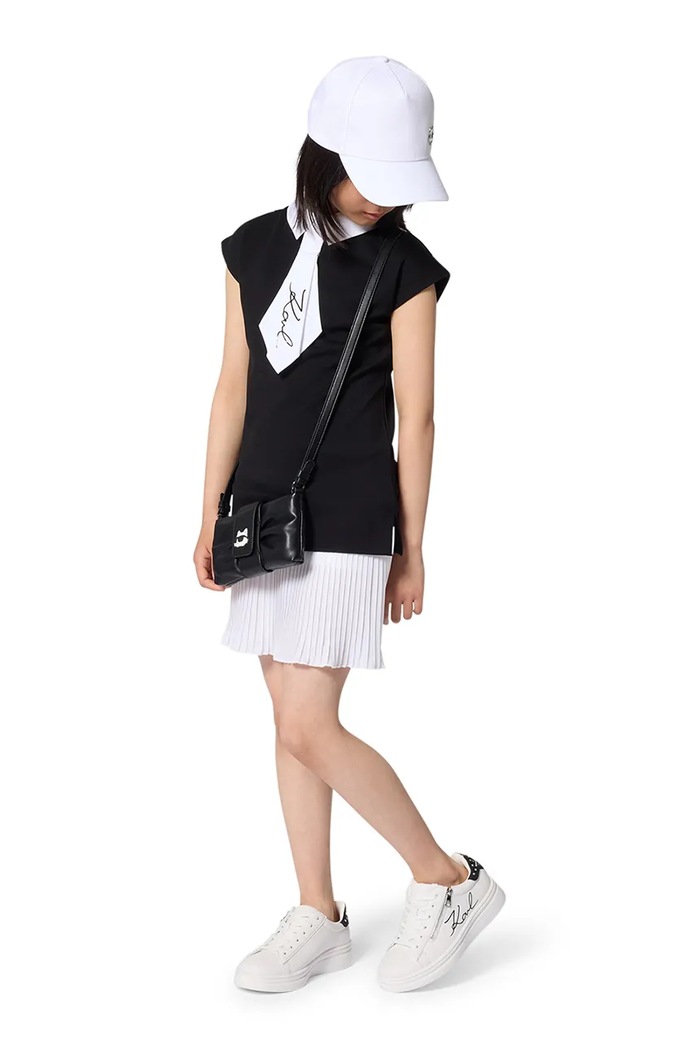 Detské kožené tenisky Karl Lagerfeld Z31238.36.39