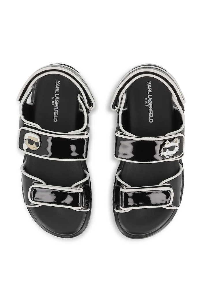 Karl Lagerfeld Σανδάλια παιδικά μαύρο Z31170.36.39