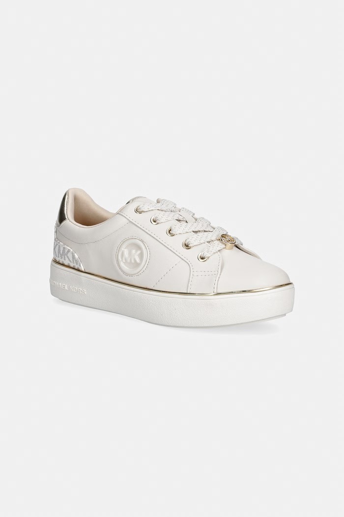 Michael Kors JORDANA FINN detské tenisky béžová MK03912256