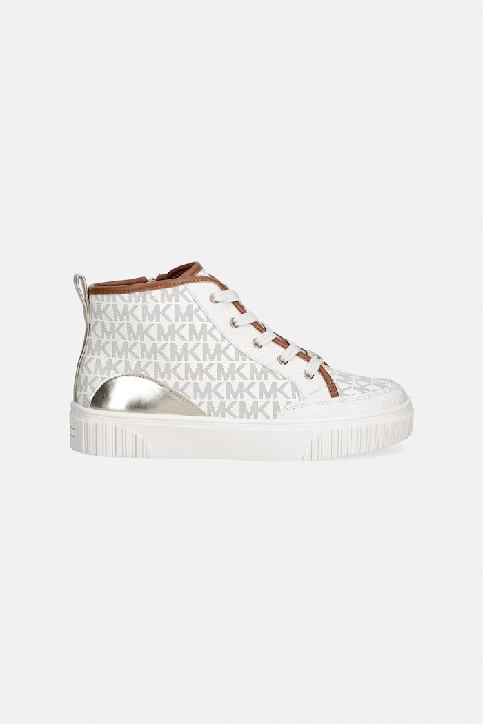Michael Kors SHEA SPLIT teniși înalți pentru copii MK02912257 bej SS26