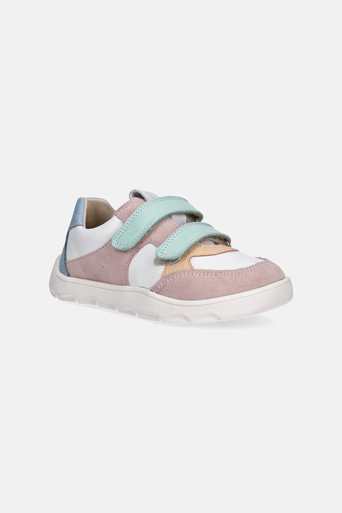 Otroške usnjene superge Froddo ZERU SPRING BAREFOOT Zrnato usnje roza G3130264.25.30.G