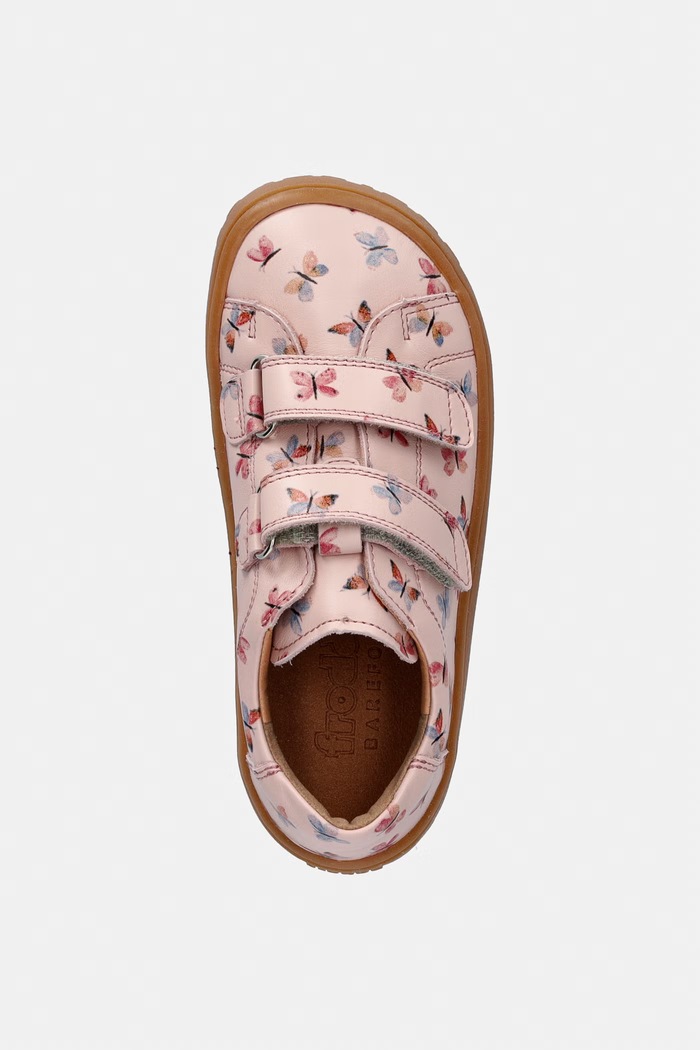 Froddo półbuty dziecięce skórzane BAREFOOT BAZE różowy G3130284.25.30
