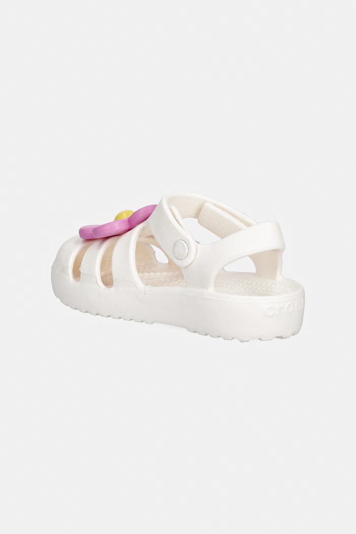 Dievča Crocs sandále detské CLASSIC FLOWER T 212526.CROCS.CLASSIC.FL béžová