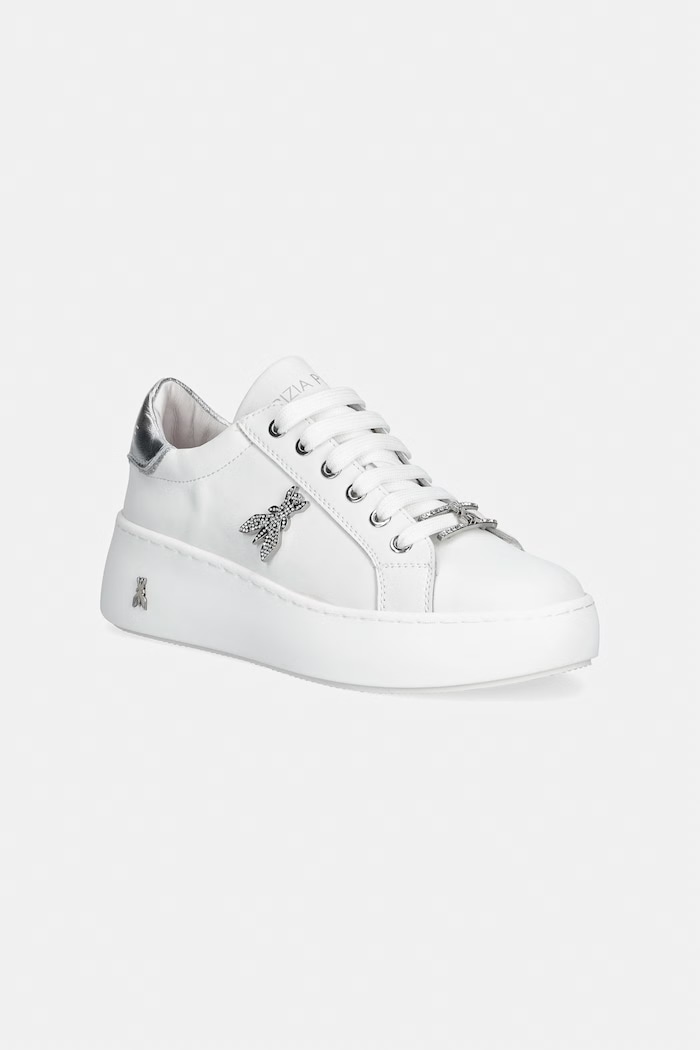 Patrizia Pepe sneakersy damskie skórzane biały PPJ350