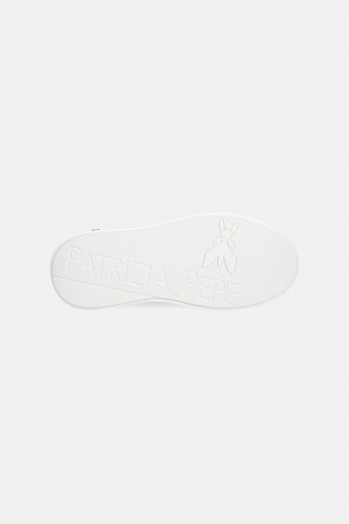 Patrizia Pepe sneakersy damskie skórzane PPJ350 biały