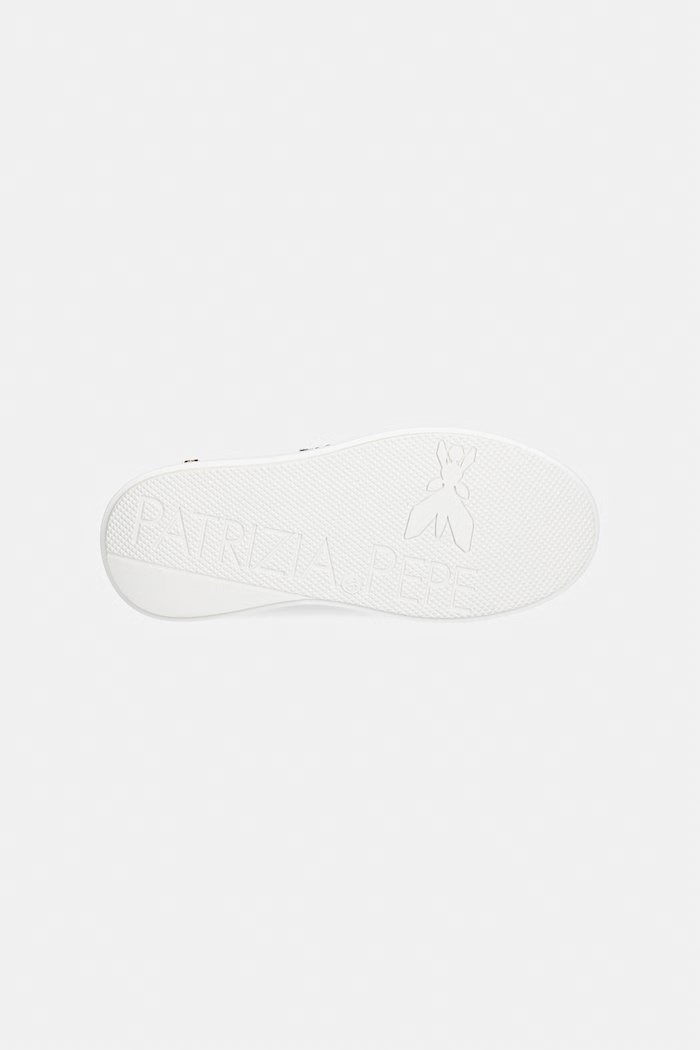 Patrizia Pepe sneakersy damskie skórzane PPJ350 biały