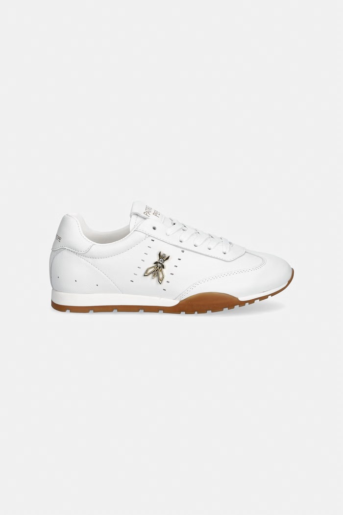 Patrizia Pepe sneakers παιδικά δερμάτινα PPJ363 λευκό SS26