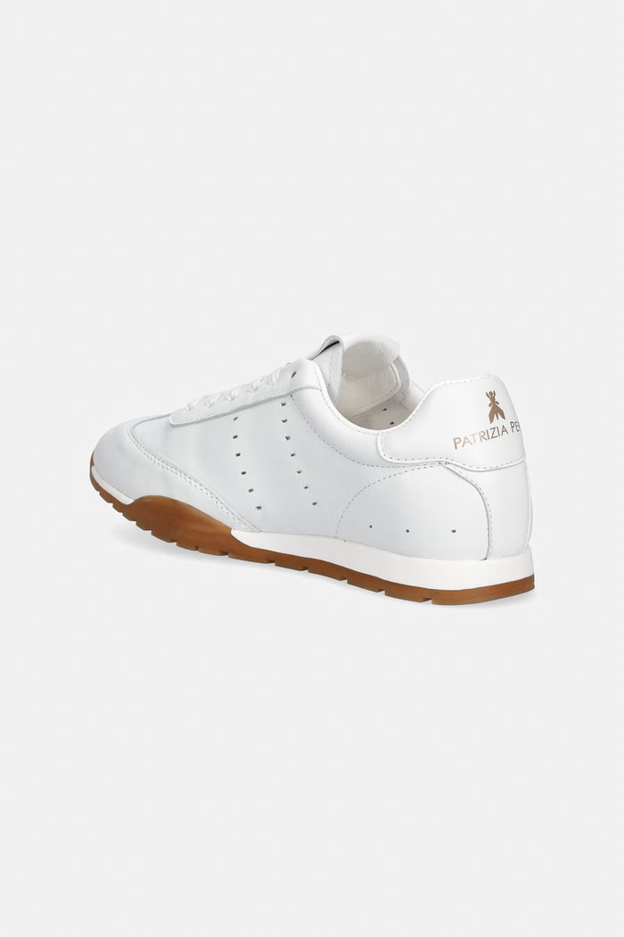 Κοριτσίστικα Patrizia Pepe sneakers παιδικά δερμάτινα PPJ363 λευκό