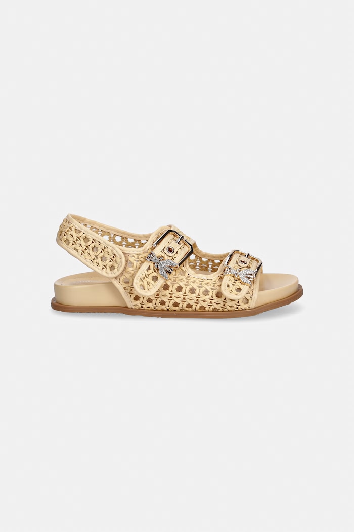 Patrizia Pepe detské sandále PPJ383 béžová SS26