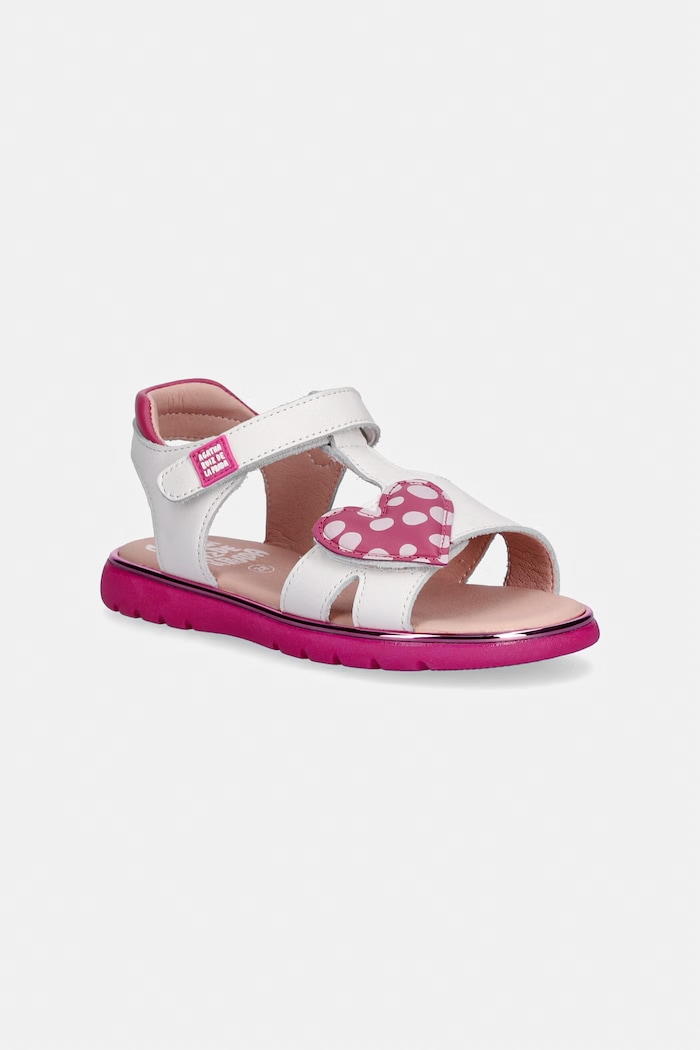 Detské kožené sandále Agatha Ruiz de la Prada biela 262961.28.30