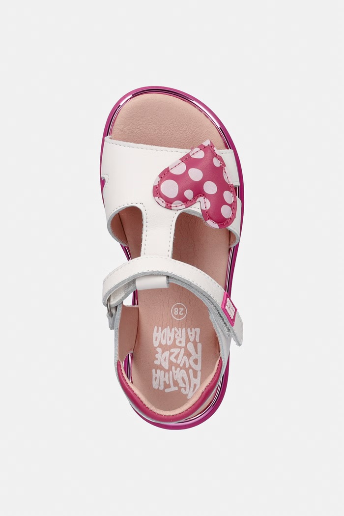 Detské kožené sandále Agatha Ruiz de la Prada biela 262961.28.30