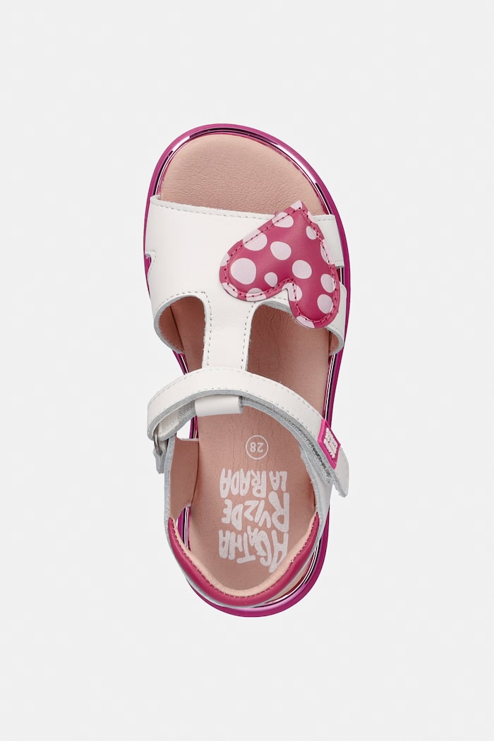 Detské kožené sandále Agatha Ruiz de la Prada biela 262961.28.30