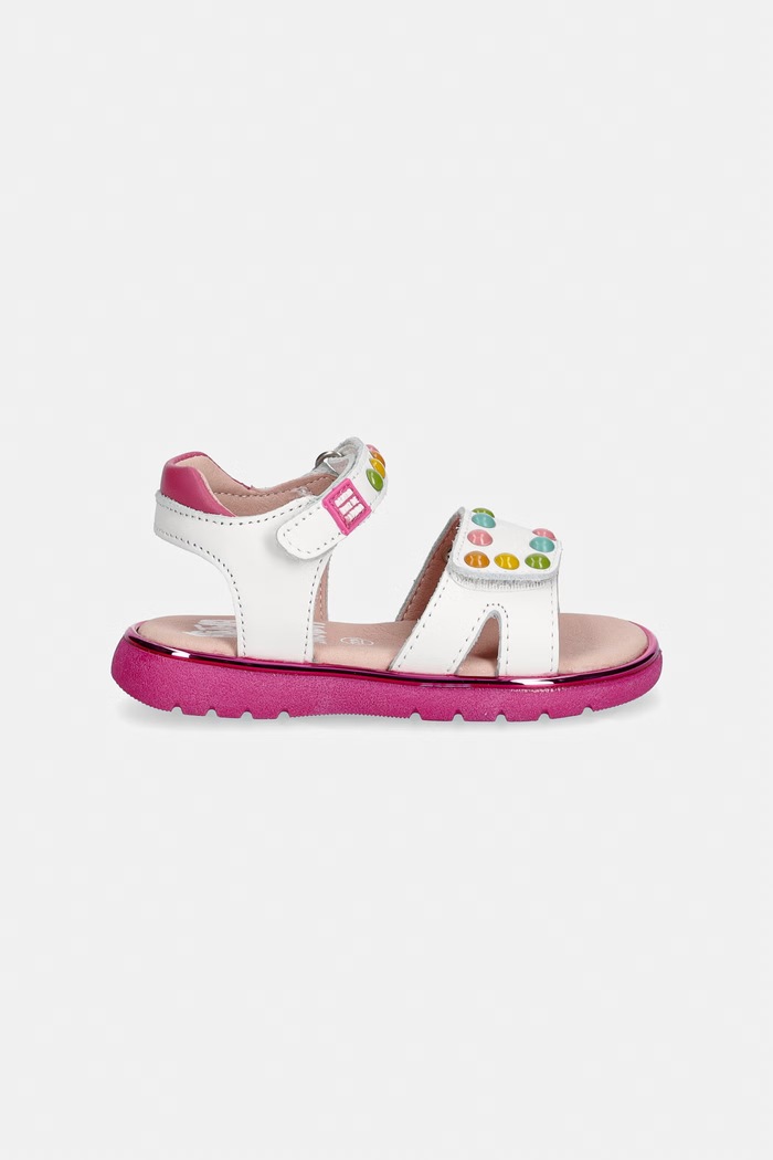 Agatha Ruiz de la Prada sandale pentru copii piele 262963.22.23 alb SS26