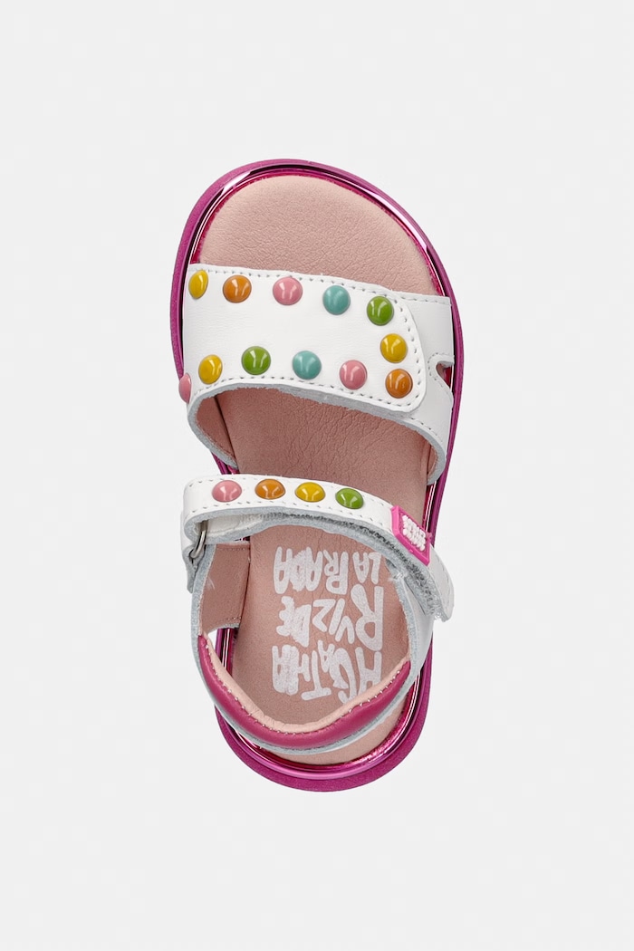 Agatha Ruiz de la Prada sandale pentru copii piele alb 262963.22.23