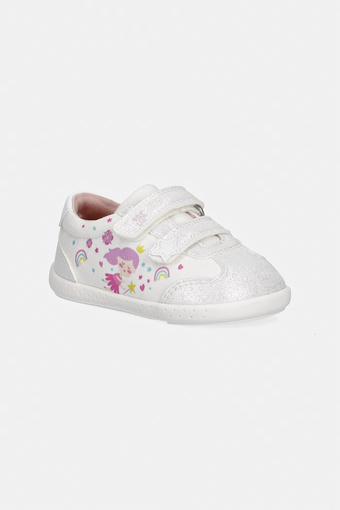 Garvalin sneakers pentru copii textil alb 262337.19.23