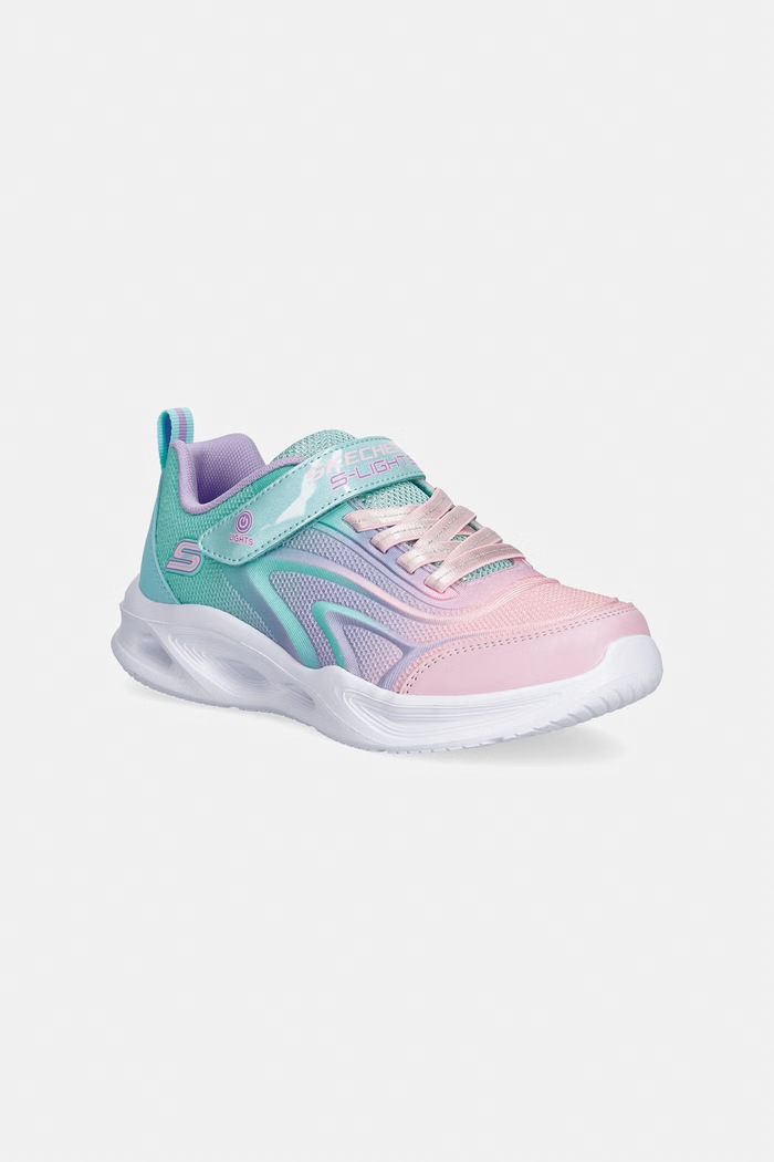 Skechers SKECHERS SOLA GLOW - COLOR BR tenisky detské fialová 303713L